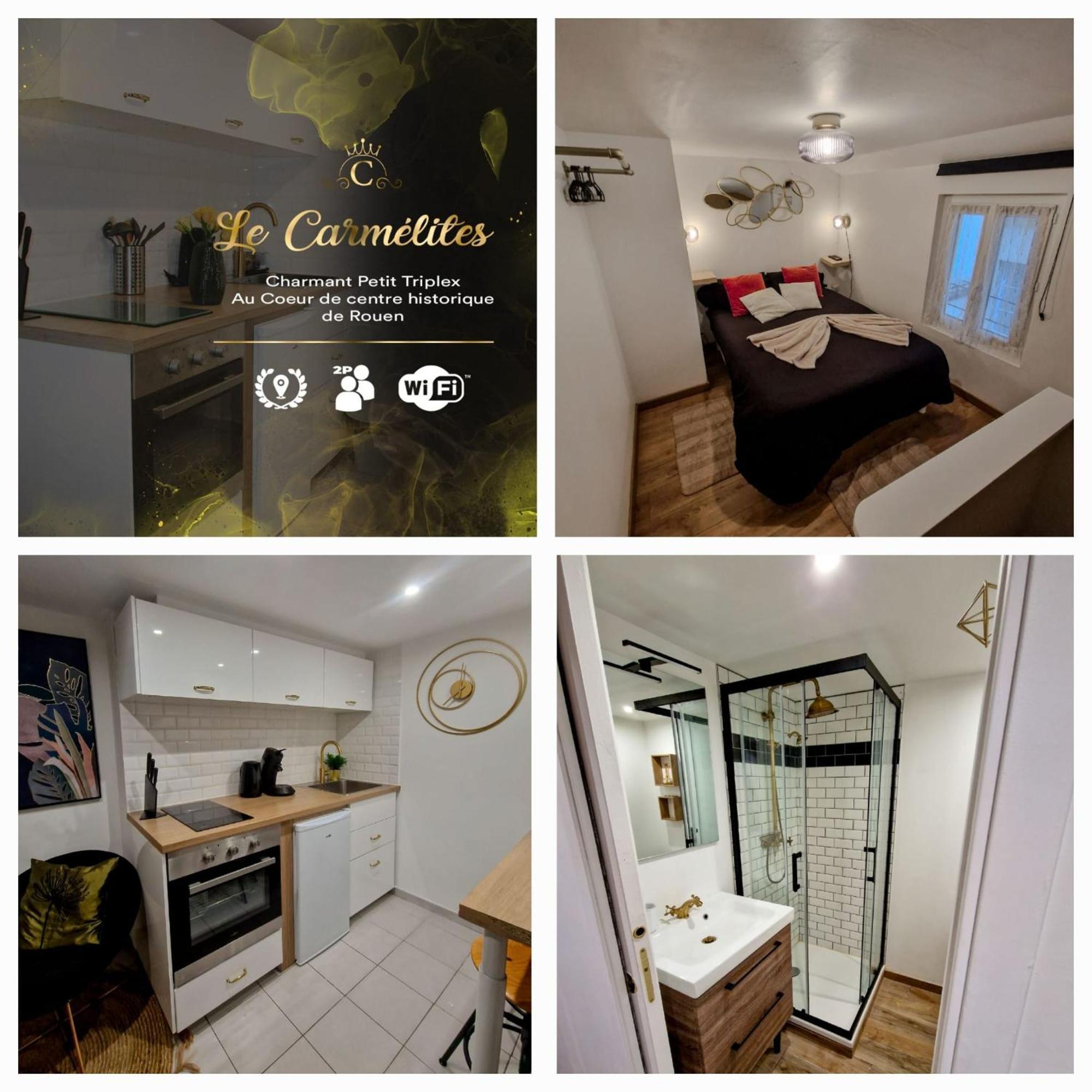 Le Petit Triplex Des Carmelites -Coeur Historique Apartment Руан Екстериор снимка